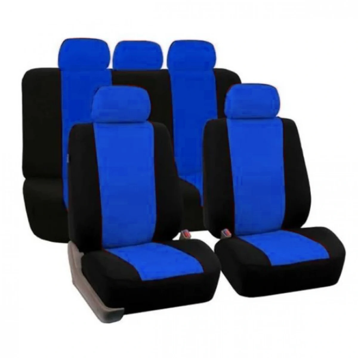 Πλήρες Σετ Υφασμάτινα - Πολυεστερικά Καλύματα Καθισμάτων Αυτοκινήτου 9 Τεμαχίων