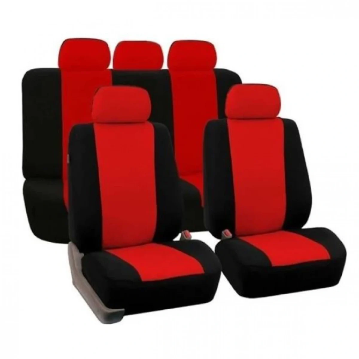 Πλήρες Σετ Υφασμάτινα - Πολυεστερικά Καλύματα Καθισμάτων Αυτοκινήτου 9 Τεμαχίων
