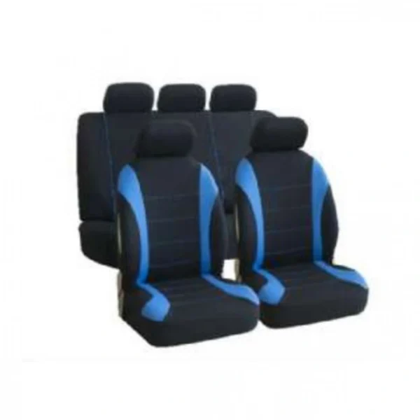 Πλήρες Σετ Υφασμάτινα - Πολυεστερικά Καλύματα Καθισμάτων Αυτοκινήτου 9 Τεμαχίων