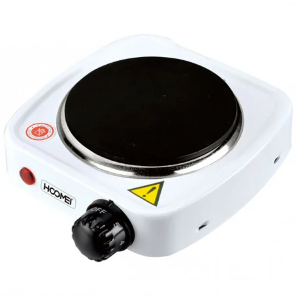 Επιτραπέζια Εστία Εμαγιέ Μονή Λευκή 500W Hoomei HM-5605