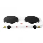 Επιτραπέζια Εστία Εμαγιέ Διπλή Λευκή 2000W Hoomei HM-5620