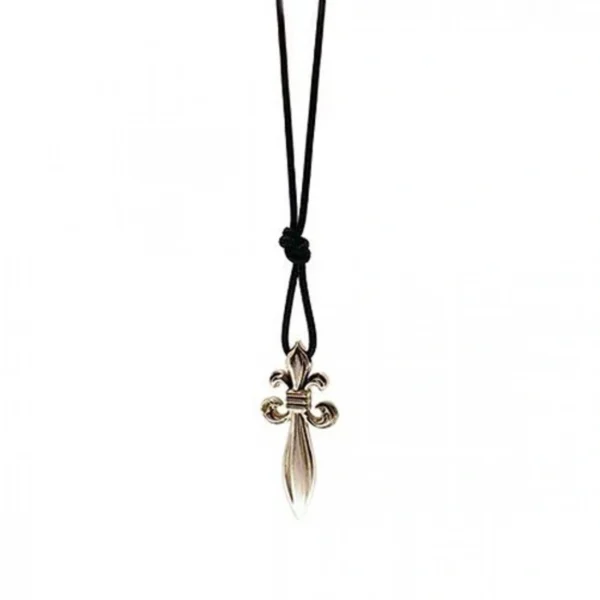 Κολιέ Ανδρικό ''Shark'' με Αυξομειούμενο Κορδόνι