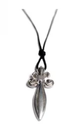 Κολιέ Ανδρικό ''Shark'' με Αυξομειούμενο Κορδόνι