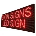 WiFi Ηλεκτρονική Πινακίδα με Κυλιόμενη Επιγραφή Κόκκινα LED 200x72cm