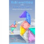 Μαγνητικό Τρισδιάστατο Παζλ - Τουβλάκια - Επιτραπέζιο Παιχνίδι 3D Tangram 7 Τεμαχίων