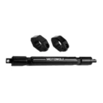 Motowolf® Βάση Τιμονιού Mηχανής Μαύρη από Κράμα Αλουμινίου