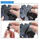 Ηλιακό Επαναφορτιζόμενο Συντριβάνι Αδιάβροχο για Λίμνες & Πισίνες 1.6W - Solar Powered Fountain & Pond Pump