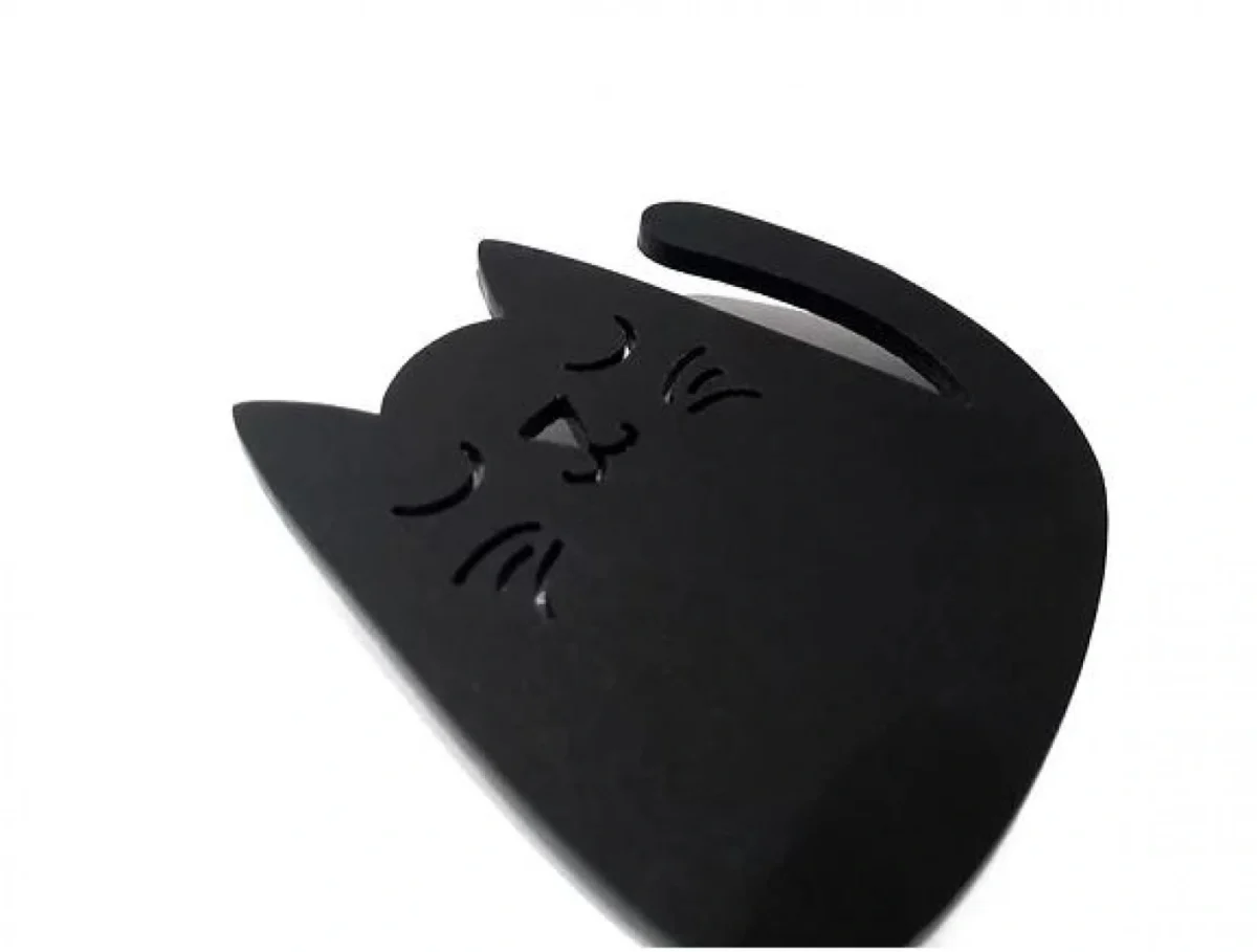 Καρφίτσα Cat Brooch από Μαύρο Plexiglass