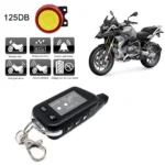 Αντικλεπτικός Συναγερμός Μοτοσυκλέτας Δύο Κατευθύνσεων 125dB με Τηλεχειριστήριο με Οθόνη LCD & Εμβέλεια 1KM
