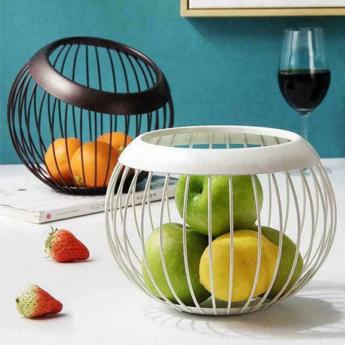 Μεταλλική Φρουτιέρα Miami 20x20x19 cm