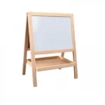 Παιδικός Ξύλινος Μαγνητικός Πίνακας Ζωγραφικής Διπλής Όψης 39x29εκ - Foldable Double Side Magnetic Board