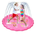 Φουσκωτό Στρώμα Φλαμίνγκο με Πίδακες Νερού 170εκ Water Pad Splash Game Pad