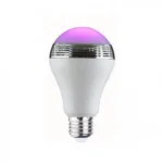 Bluetooth LED Λάμπα 6W E27 Πολύχρωμη με Ηχείο 3W με App Εφαρμογή για Android & iOS