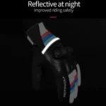 Συνθετικά Softshell Γάντια Μηχανής 4 Εποχών, Αντιολισθητικά με Προστατευτικά Αρθρώσεων, Ενισχυμένη Παλάμη, Δυνατότητα Αφής σε Smartphone