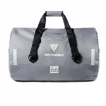 Αδιάβροχος PVC Roll Top Σάκος Μοτοσυκλέτας 66 L, Τσάντα Μηχανής με Λάστιχα & Ιμάντα Ώμου, Ανακλαστικές Λωρίδες