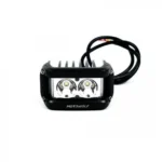 Motowolf® Αδιάβροχο Προβολάκι Αλουμινίου για Μοτοσυκλέτες 25W Λευκού Φωτισμού - Mαύρο