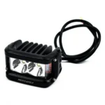 Motowolf® Αδιάβροχο Προβολάκι Αλουμινίου για Μοτοσυκλέτες 25W Λευκού Φωτισμού - Mαύρο