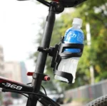 Motowolf® Ποτηροθήκη Τιμονιού με Βάση για Μοτοσυκλέτες και Ποδήλατα - Μαύρη