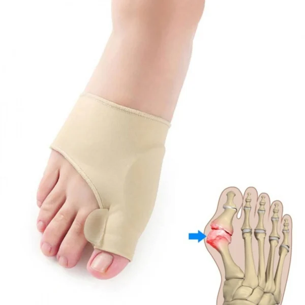 2 x Ορθοπεδικός Διορθωτής Δακτύλων Ποδιού - 1 Ζευγάρι για Δεξί & Αριστερό - Toe Supporter