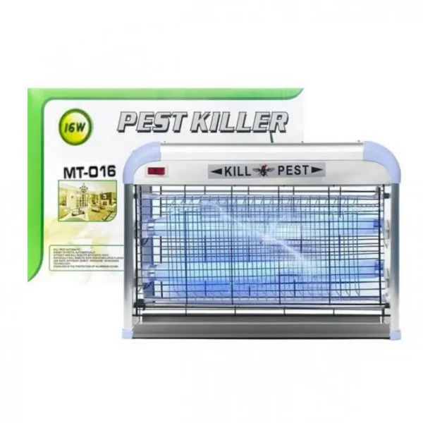 Ηλεκτρικό Εντομοκτόνο 16W LED MT-016 - Εντομοπαγίδα Νέας Γενιάς με Μηδενική κατανάλωση Εξολοθρευτής Κουνουπιών & Εντόμων