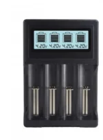 Φορτιστης Μπαταριών Με Ψηφιακή Οθόνη 4 Θέσεων για Μπαταρίες 16430-14500-18650-26650 3.7v