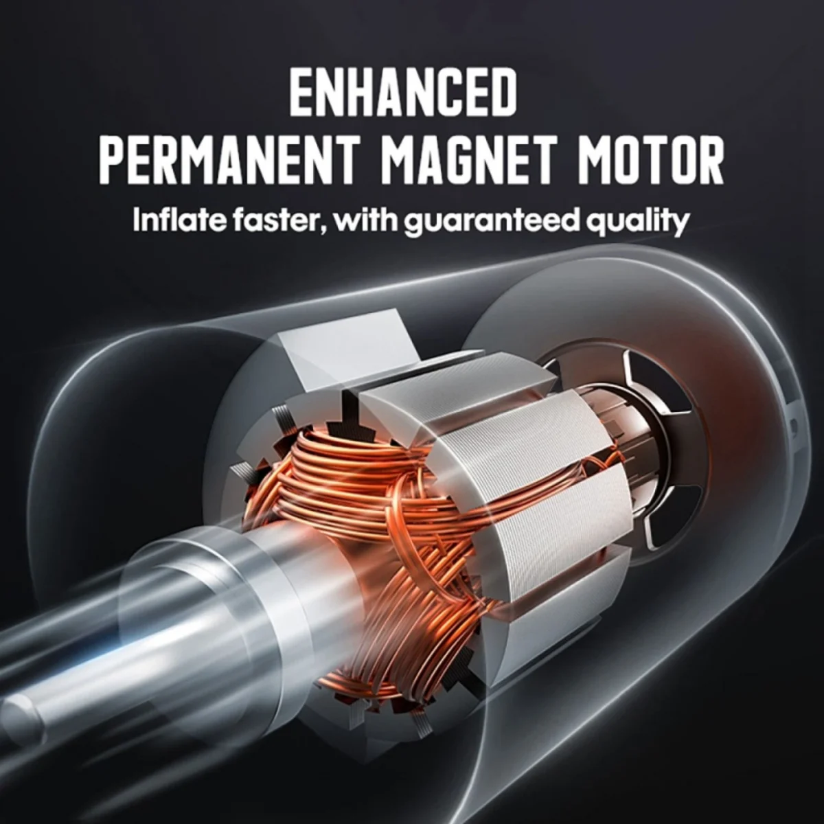 Ηλεκτρική Φορητή Τρόμπα Carsun C1752 12V 35L/min 100W 12V με Φακό LED Ψηφιακή για Αναπτήρα Αυτοκινήτου - Car Air Pump