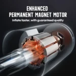 Ηλεκτρική Φορητή Τρόμπα Carsun C1752 12V 35L/min 100W 12V με Φακό LED Ψηφιακή για Αναπτήρα Αυτοκινήτου - Car Air Pump