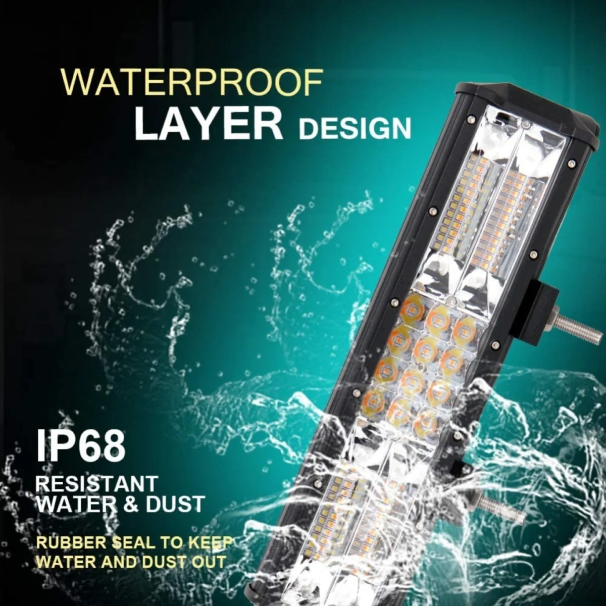 Προβολέας Cree LED 120W 10-30V DC 6500K Ψυχρό Λευκό 12000 lm 40 LED - Μπάρα Πορείας Αυτοκινήτου