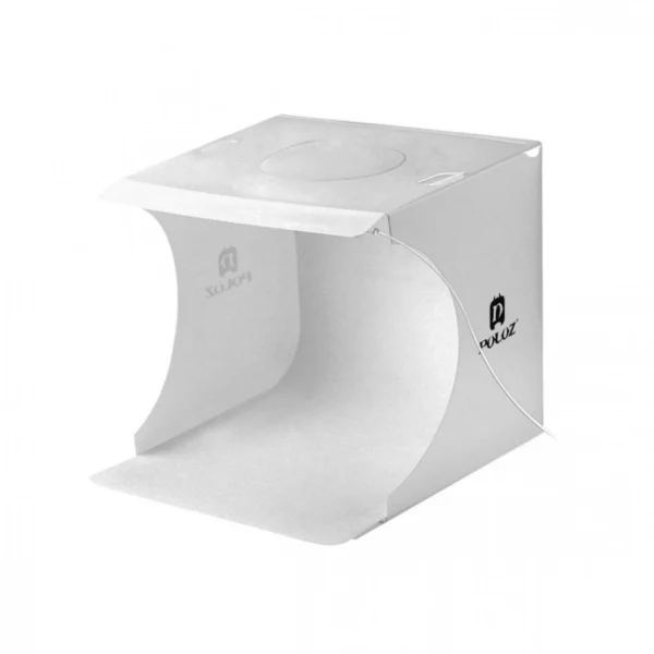 Puluz Μίνι Αναδιπλούμενο Φωτογραφικό Στούντιο Προϊόντων με 6 Σκηνικά & LED Φωτισμό Puluz 20x20x20cm - Studio Φωτογράφισης