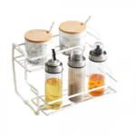 Μεταλλική Βάση Οργάνωσης Πάγκου για την Κουζίνα & το Μπάνιο με Δύο Επίπεδα 26x20x17cm