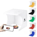 Puluz Μίνι Αναδιπλούμενο Φωτογραφικό Στούντιο Προϊόντων με 6 Σκηνικά & LED Φωτισμό Puluz 20x20x20cm - Studio Φωτογράφισης