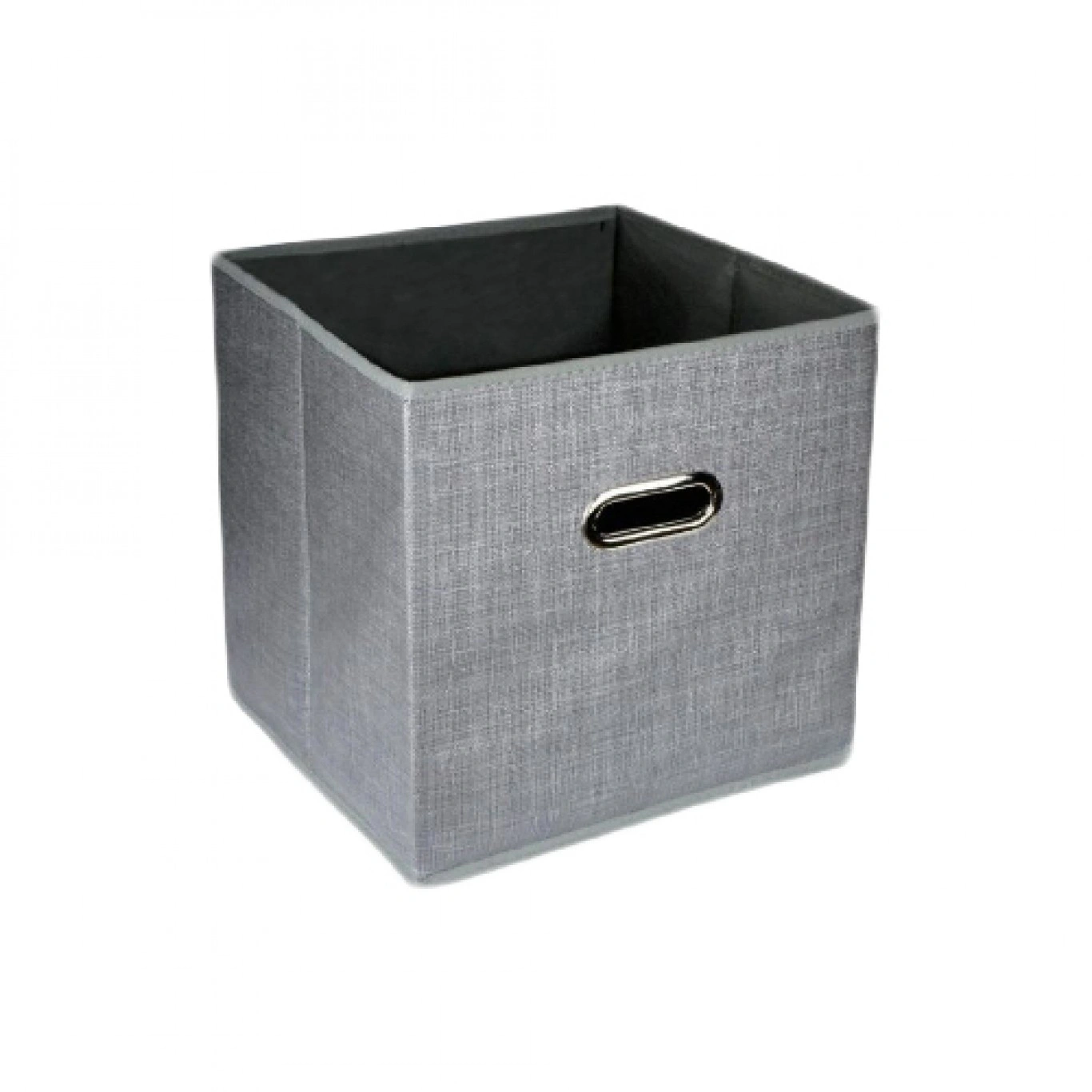 Υφασμάτινο Κουτί Αποθήκευσης Γενικής Χρήσης Γκρί - 31x31x31 cm Υφασμάτινο Κουτί Αποθήκευσης Γενικής Χρήσης Γκρί - 31x31x31 cm