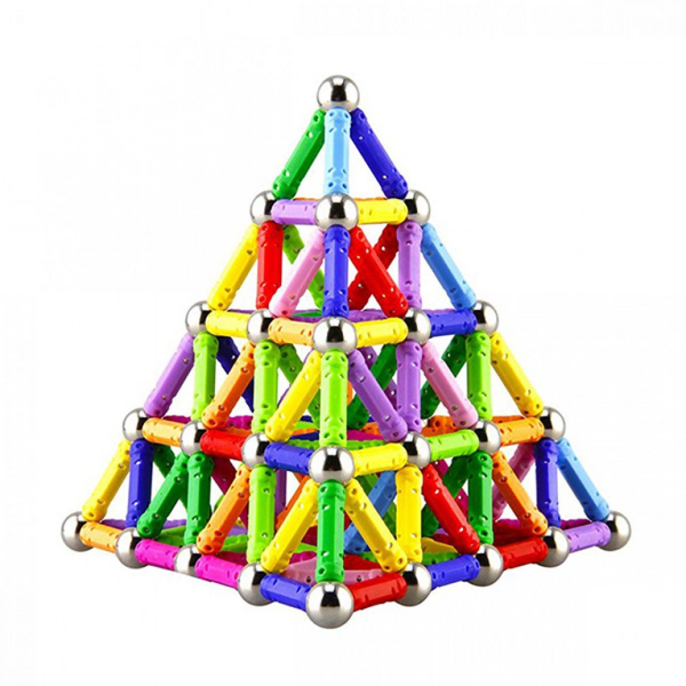 Σετ 100pcs Μαγνητικοί Ράβδοι & Μπίλιες Κατασκευών - Παιδικό Παιχνίδι Magnetic Wand Game Σετ 100pcs Μαγνητικοί Ράβδοι & Μπίλιες Κατασκευών - Παιδικό Παιχνίδι Magnetic Wand Game