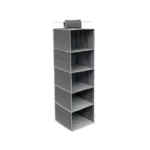 Υφασμάτινη Θήκη Οργάνωσης Ντουλάπας 5 Ραφιων Με Ειδική Λαβή - Κρεμάστρα 30x30x100 cm