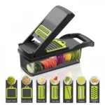 Σετ Πολυκόφτης Φρούτων & Λαχανικών με 8 Επιφάνειες Κοπής - Vegetable Chopper