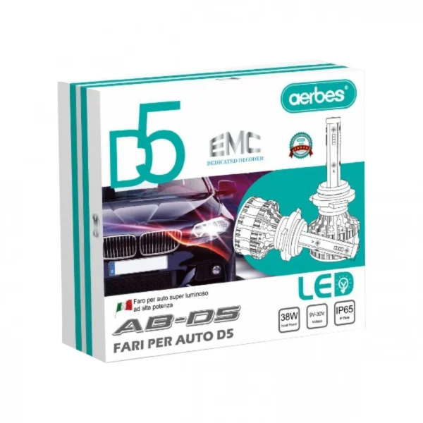 Σετ 2 Τεμάχια Led Λάμπες D5 Αυτοκινήτου SMD 38W H11 4200lm - Led Headlight