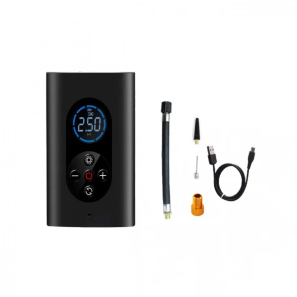 Ασύρματο Ηλεκτρικό Κομπρεσέρ Αέρα - Power Bank - Φακός 4 σε 1 150PSI με Ψηφιακή Οθόνη Φορητό - Smart Portable Wireless Air Pump - Power Bank - Light