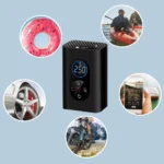 Ασύρματο Ηλεκτρικό Κομπρεσέρ Αέρα - Power Bank - Φακός 4 σε 1 150PSI με Ψηφιακή Οθόνη Φορητό - Smart Portable Wireless Air Pump - Power Bank - Light