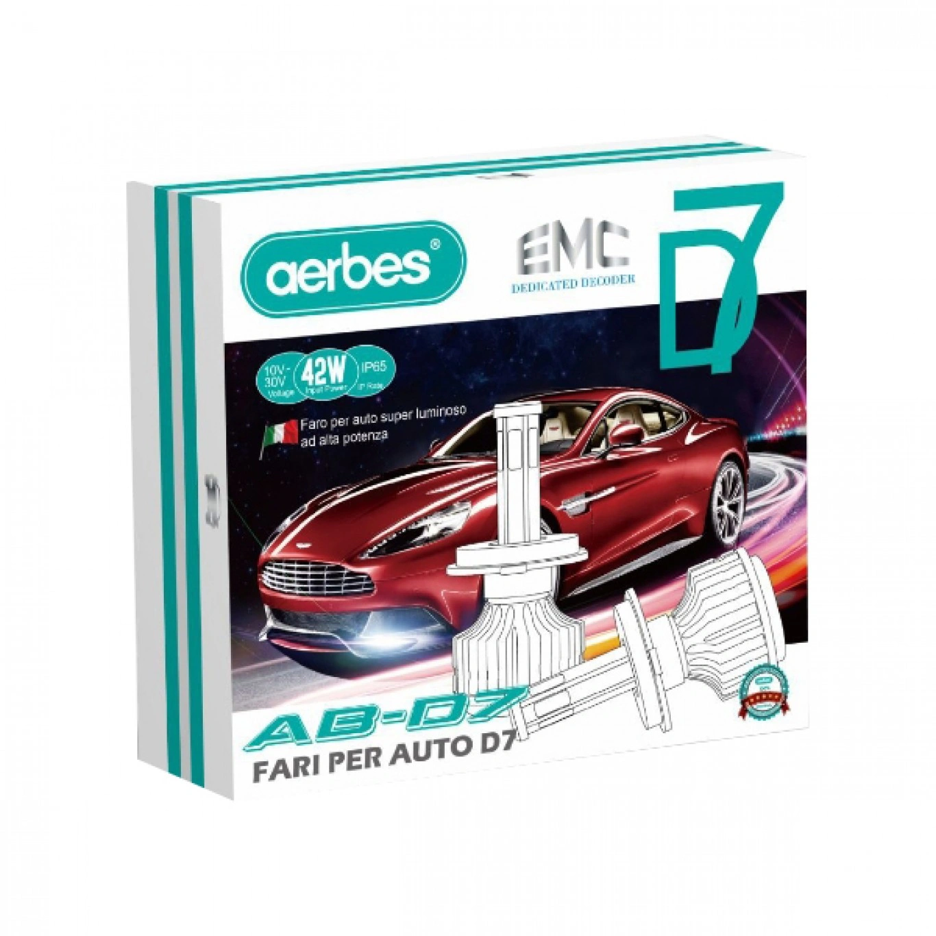 Σετ 2 Τεμάχια Led Λάμπες D7 Αυτοκινήτου SMD 42W H1 4200lm - Led Headlight Σετ 2 Τεμάχια Led Λάμπες D7 Αυτοκινήτου SMD 42W H1 4200lm - Led Headlight