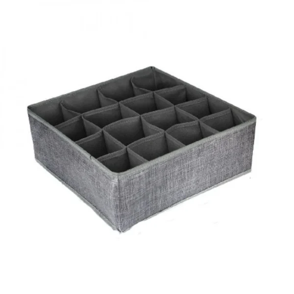 Υφασμάτινο Κουτί Αποθήκευσης Γενικής Χρήσης 16 Θέσεων 32x32x12 cm