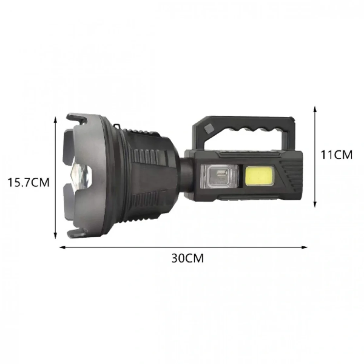 Επαναφορτιζόμενος Φακός LED 100W & Powerbank με Λαβή CB-T200