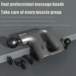 Ηλεκτρική Συσκευή Μασάζ για το Σώμα με 4 Κεφαλές και 5 Ρυθμίσεις Ταχύτητας Επαναφορτιζόμενη 20W - Deep Tissue Fascia Fun