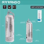 Λάμπα Έκτακτης Ανάγκης 24 led smd με Επαναφορτιζόμενο Νέον για Τροχόσπιτο Αυτοκινήτου Arrango AT57040