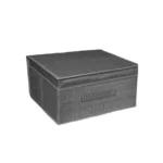 Υφασμάτινο Κουτί Αποθήκευσης Γενικής Χρήσης Γκρί Mε Καπάκι - 50x40x30 cm