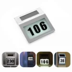 Ηλιακή Φωτιζόμενη Πινακίδα Αριθμού Σπιτιού INOX - Solar House Number Light