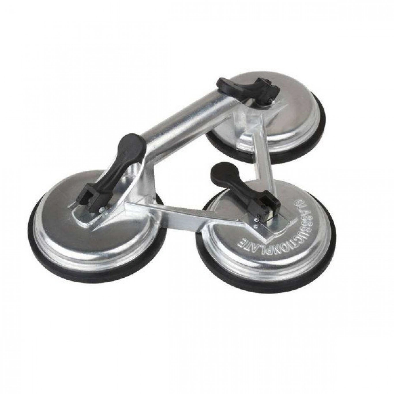 Τριπλή Βεντούζα από Αλουμίνιο για Τζάμι με Μέγιστο Βάρος Συγκράτησης τα 120kg. Τριπλή Βεντούζα από Αλουμίνιο για Τζάμι με Μέγιστο Βάρος Συγκράτησης τα 120kg.