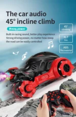 Αndowl® Τηλεκατευθυνόμενη Μοτοσυκλέτα Ακροβατικών Παντός Τερέν με Εφέ Ήχου & Ψεκασμού Νερού & Φ 2.4GHz Q-D3