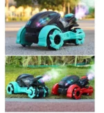 Αndowl® Τηλεκατευθυνόμενη Μοτοσυκλέτα Ακροβατικών Παντός Τερέν με Εφέ Ήχου & Ψεκασμού Νερού & Φ 2.4GHz Q-D3