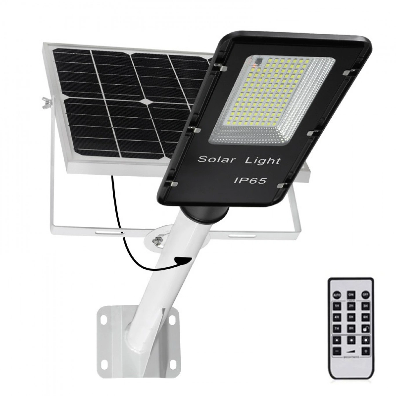 Τηλεχειριζόμενος Ηλιακός Αδιάβροχος Προβολέας Δρόμου 100W Floodlight Series - Σύστημα Φωτισμού Εξωτερικού Χώρου με 122 LED Τηλεχειριζόμενος Ηλιακός Αδιάβροχος Προβολέας Δρόμου 100W Floodlight Series - Σύστημα Φωτισμού Εξωτερικού Χώρου με 122 LED