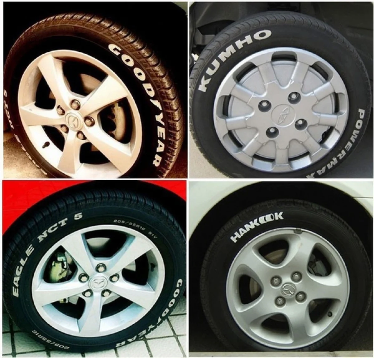 Λευκός Μαρκαδόρος για Λάστιχα Αυτοκινήτου Carsun® - Άσπρο Tire Marker